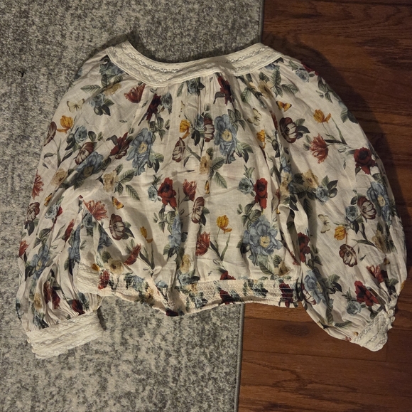 Alice + Olivia Cotton Blouse in Provence Floral EUC - Picture 3 of 6